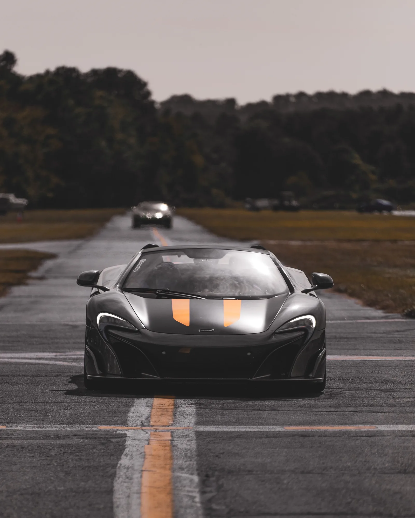 Representative premium car on road